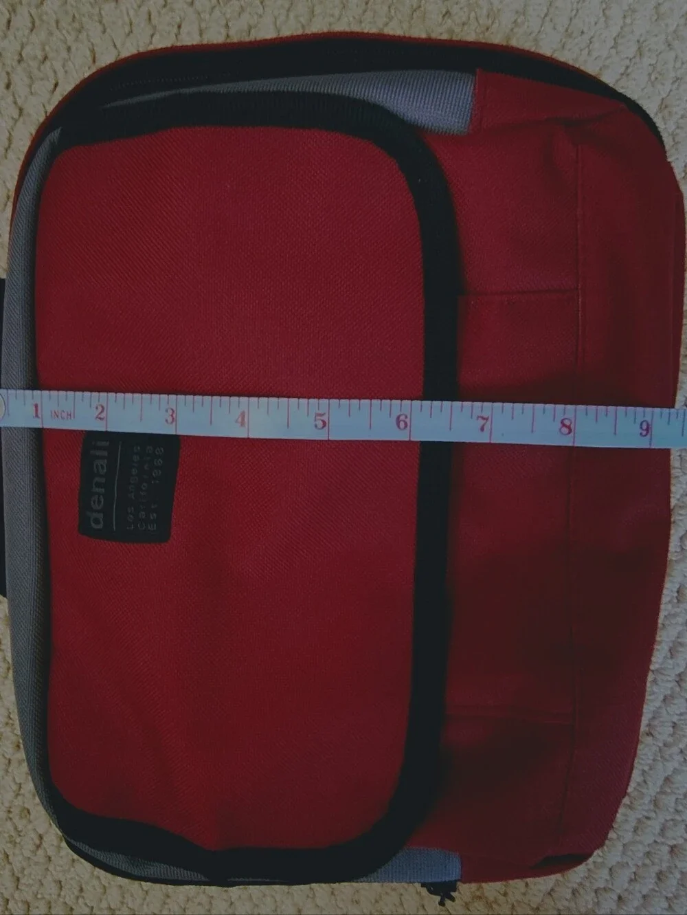 Denali Padded Tech & Travel Organizer Case - Burgundy Red